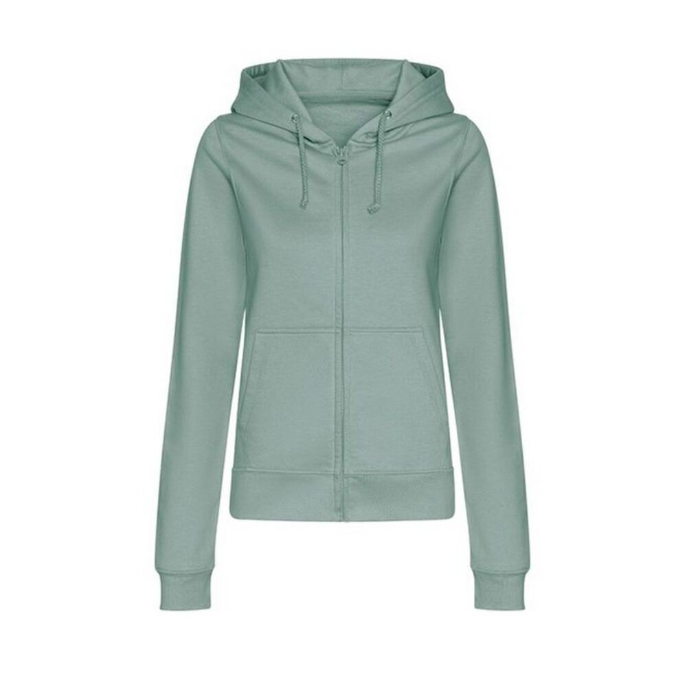 Awdis Womens/Ladies College Hoodie / Dusty Green